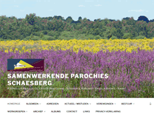 Tablet Screenshot of parochies-schaesberg.nl